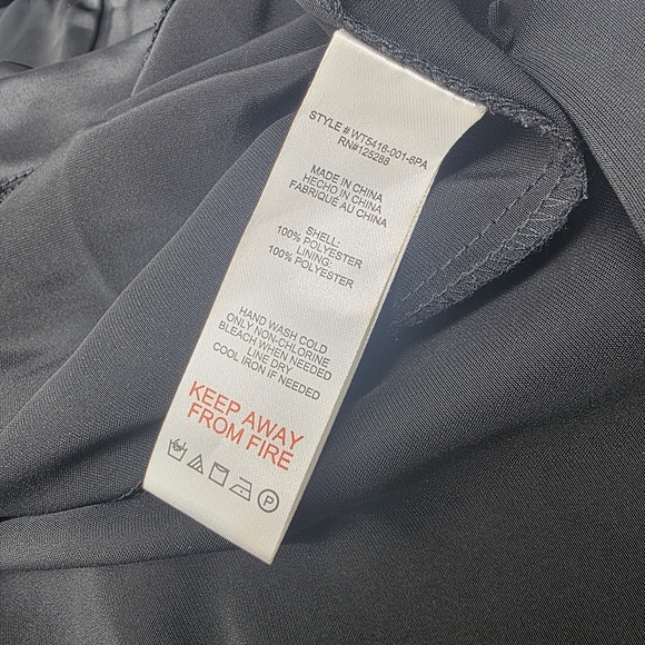 Jason Wu Black Satin Spaghetti Strap Midi Dress Women's Medium M - Picture 5 of 6